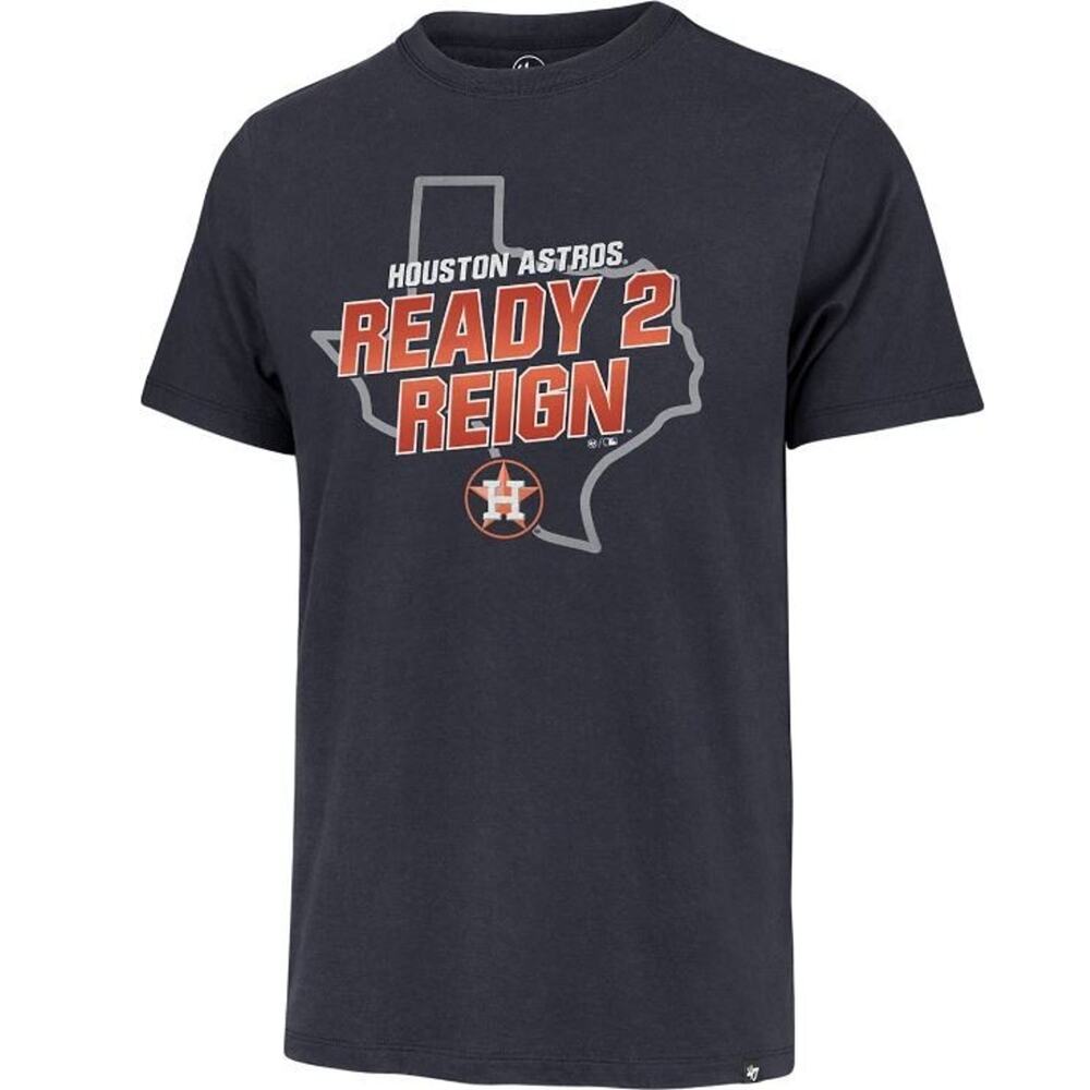 47 Brand Men's Houston Astros Regional Franklin Crew T-Shirt‎ In Navy Small $35